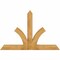 Ekena Millwork Richland Rough Sawn Timber Gable Bracket, Western Red Cedar, 72"W x 48"H x 6"D x 6"F, 16/12 Pitch GBW072X48X0606RIC00RWR - alternate 1